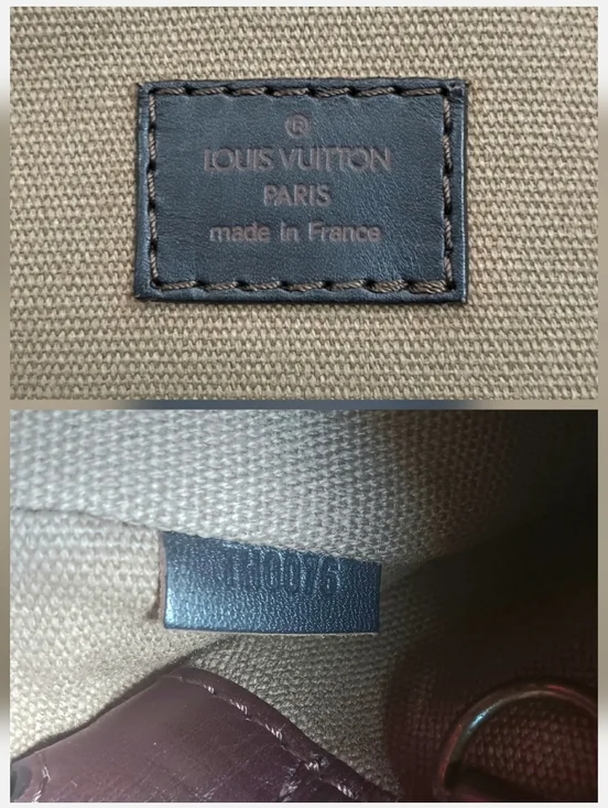 Louis Vuitton Iroquois Utah Brown Leather Messenger Bag Crossbody France ✨ Rare - Picture 6 of 16